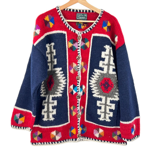 Southern Exposure Pure Wool Ecuadorian Cardigan