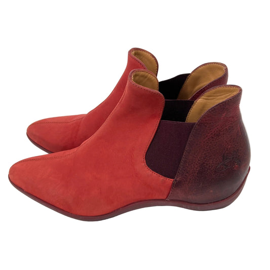 John Fluevog Power Up Chelsea Leather Booties