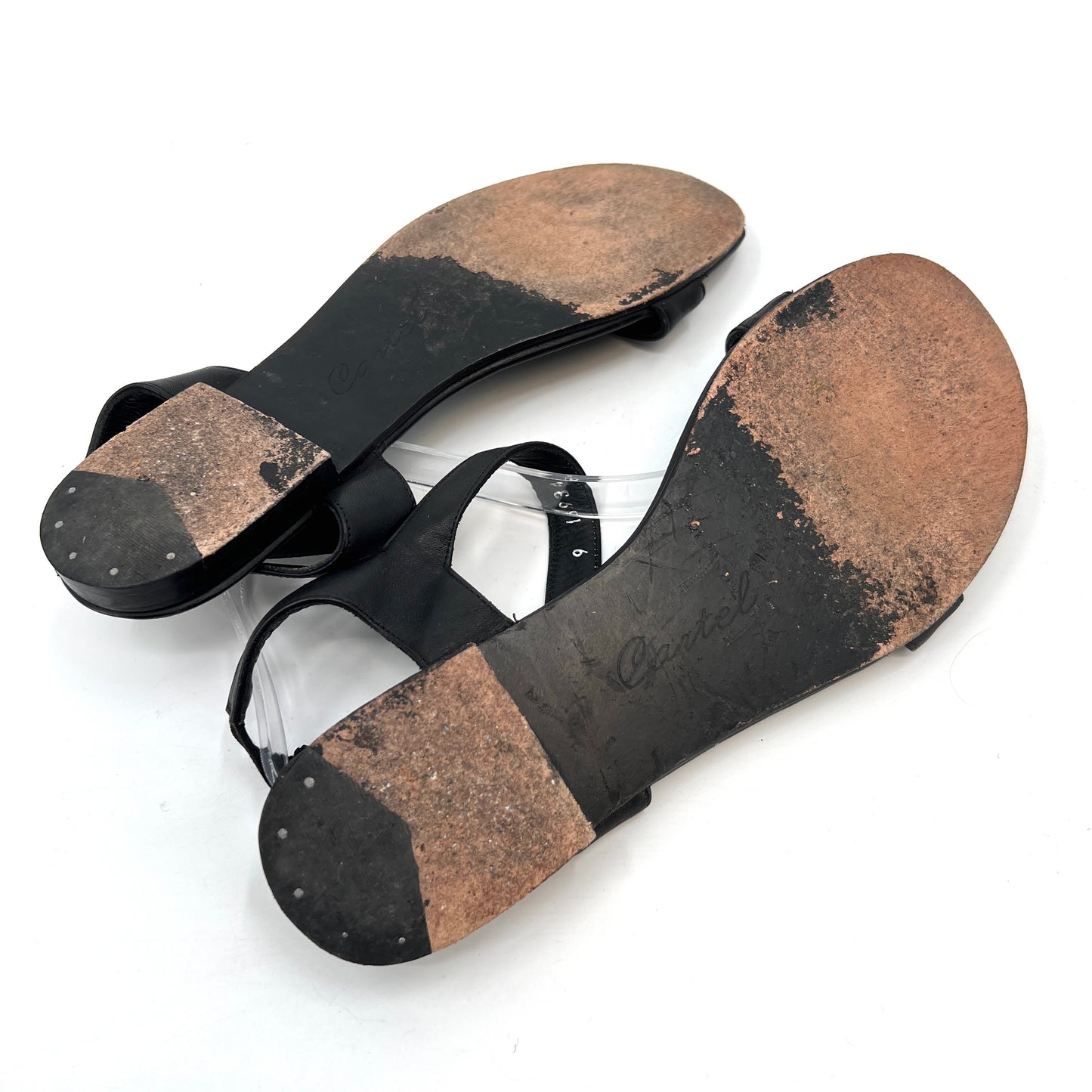 Cartel Leather Flat Sandals