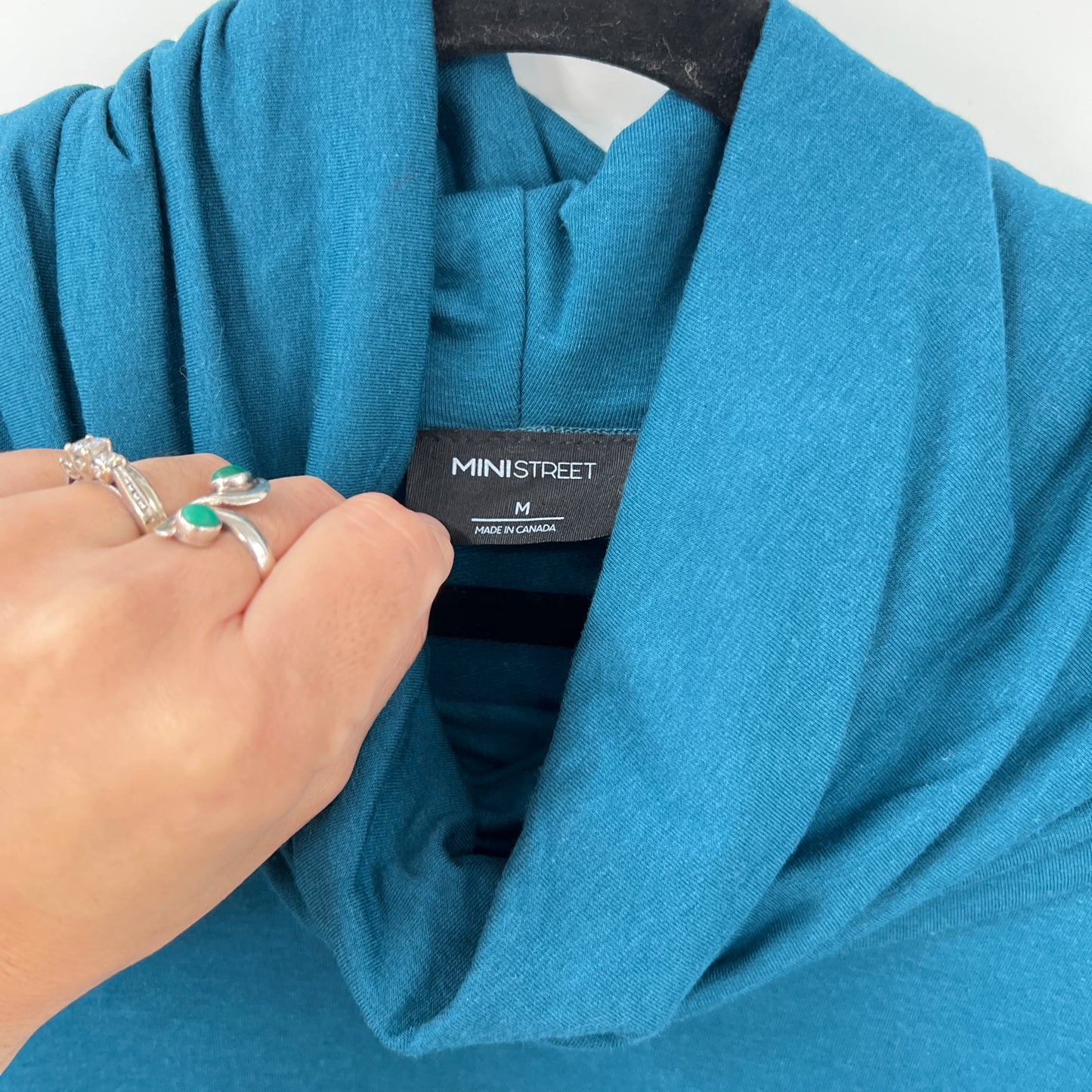 Mini Street Boho Cowlneck Tunic Dress