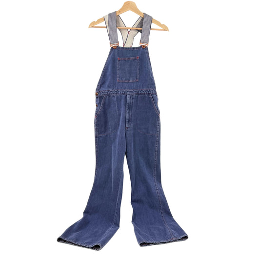 Vintage Flare Denim Overalls