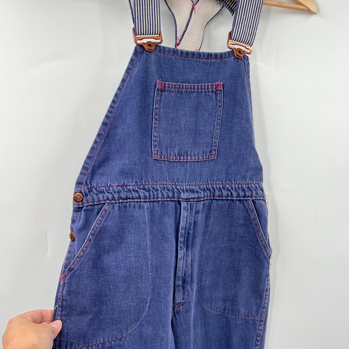 Vintage Flare Denim Overalls