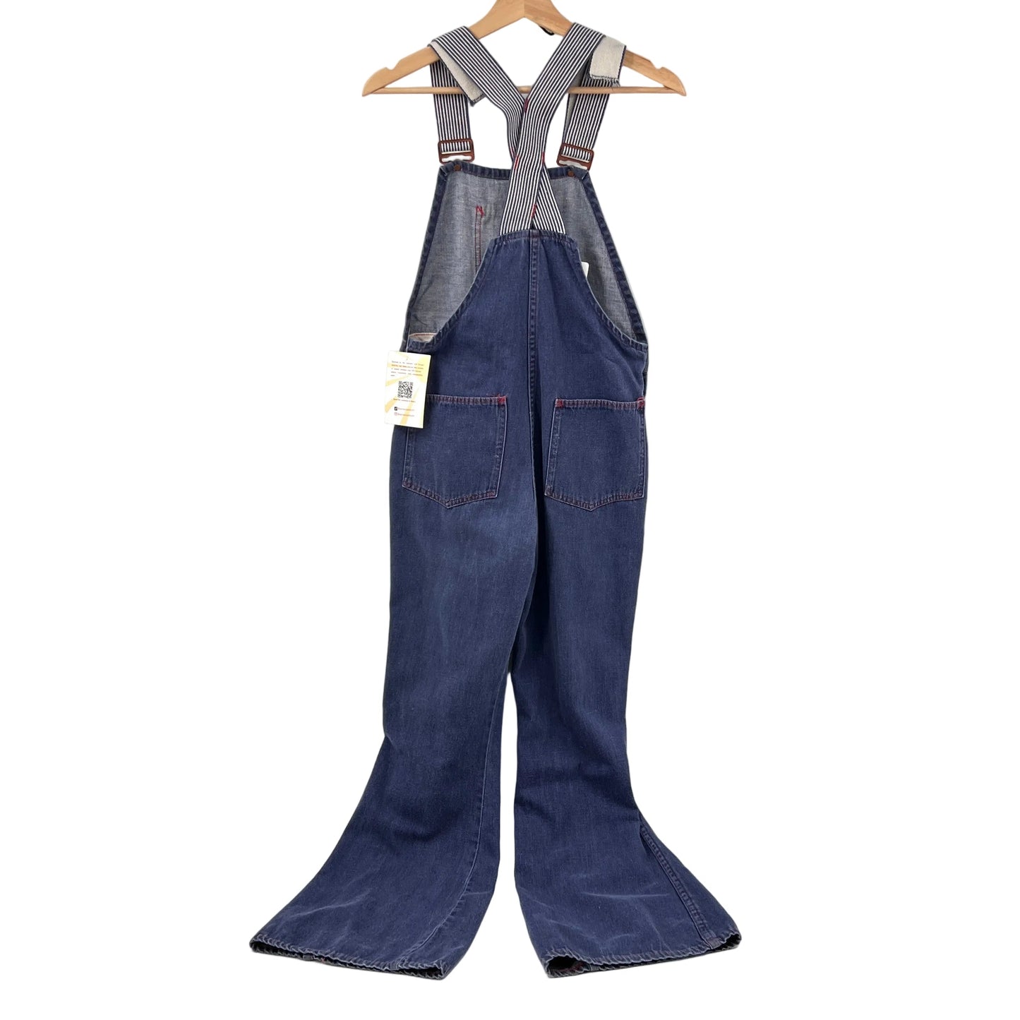 Vintage Flare Denim Overalls
