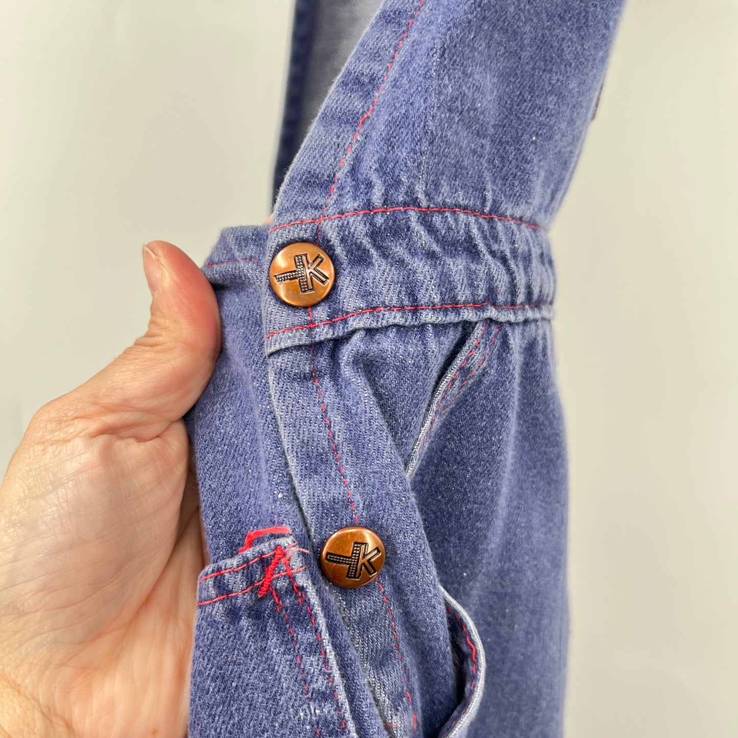 Vintage Flare Denim Overalls