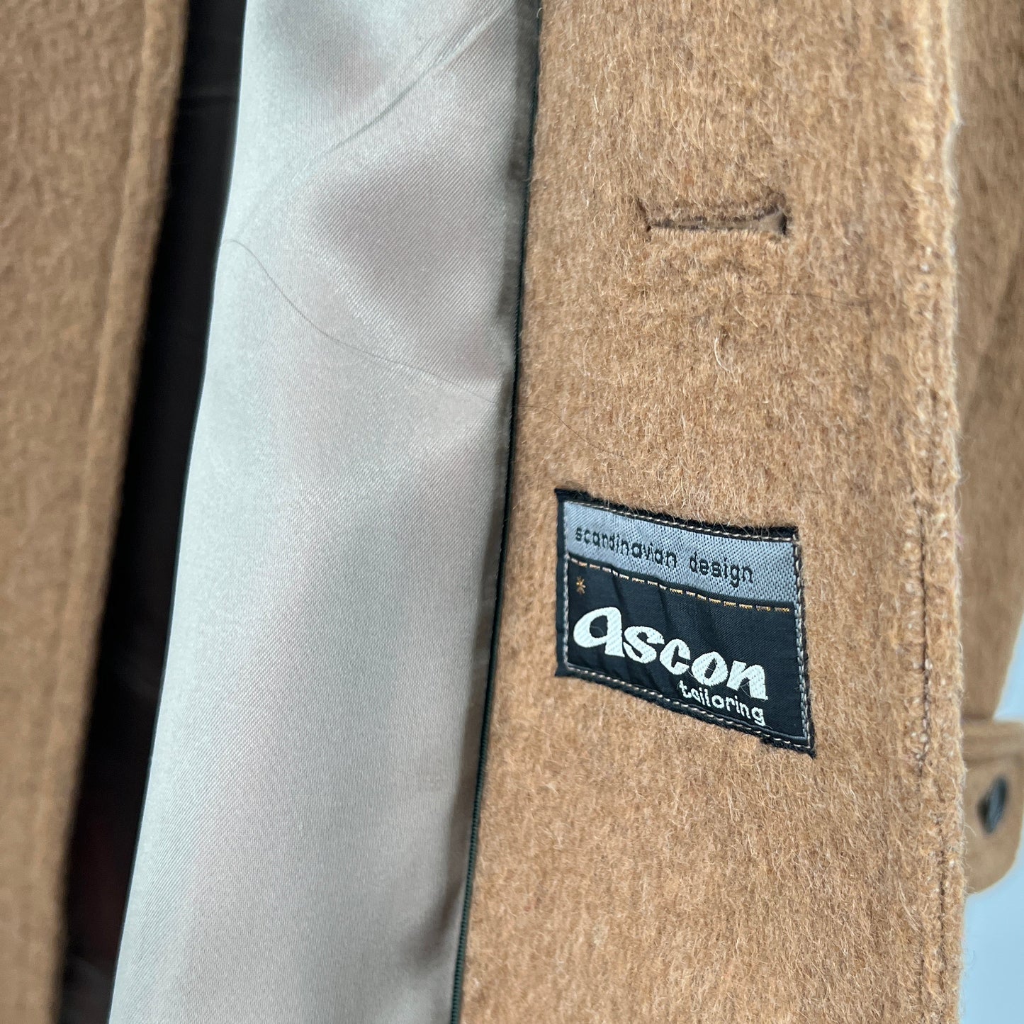 Vintage Handmade in Denmark Scandinavian Tailoring Coat