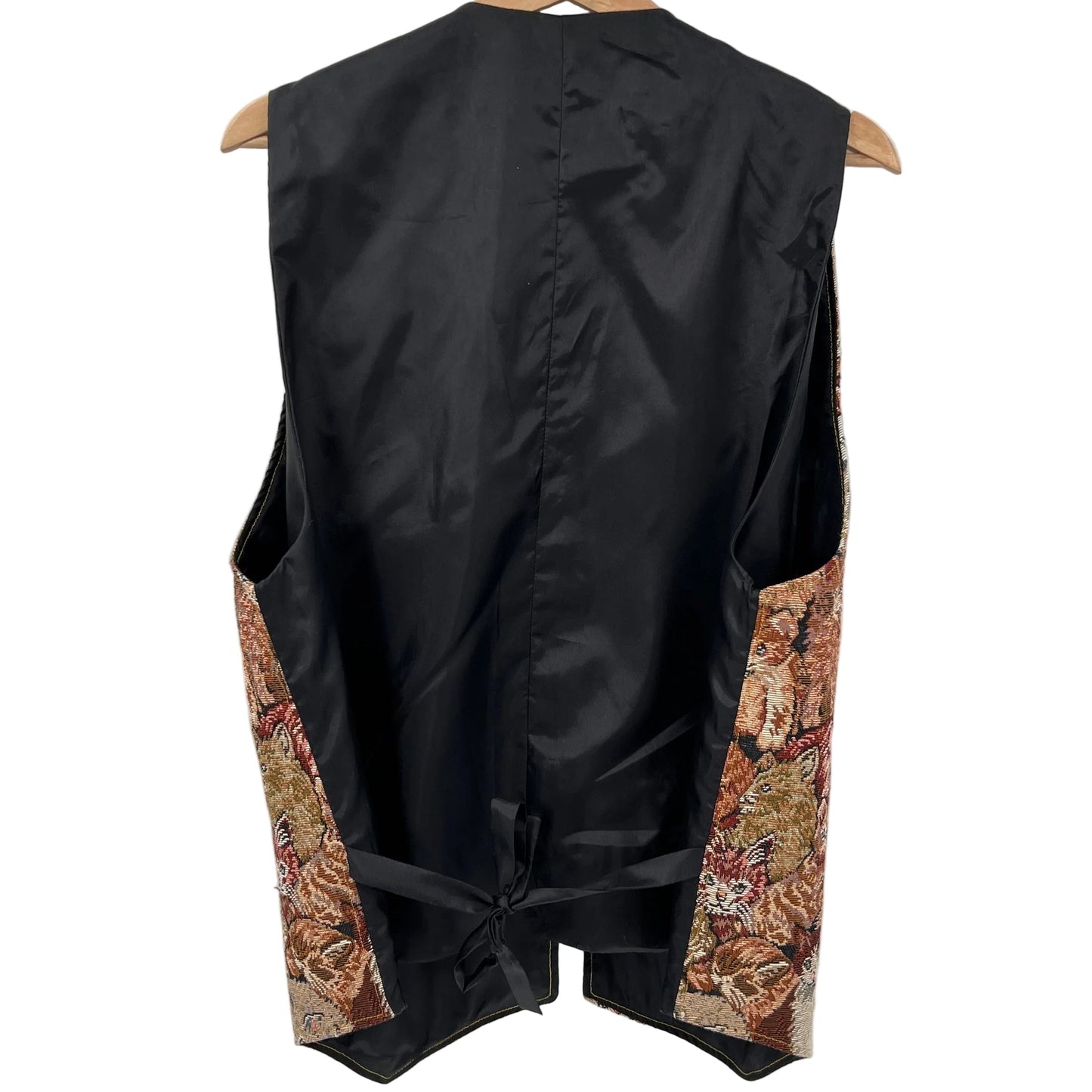 Vintage Tapestry Cats Vest