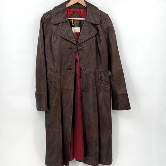 Vintage Osca Leather Coat S