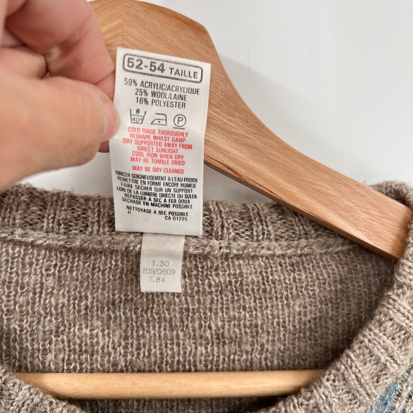 Vintage St. Michael Acrylic Wool Blend Sweater