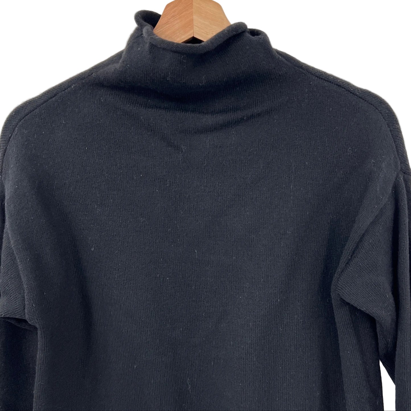 Wilfred Wool Cropped Cowl Neck Sweater Top