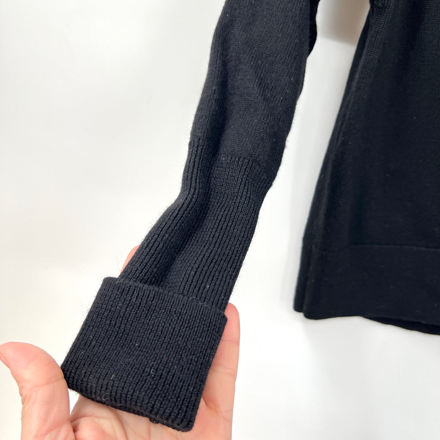 Wilfred Wool Cropped Cowl Neck Sweater Top