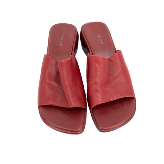 Y2K Leather Slip On Sandals 9