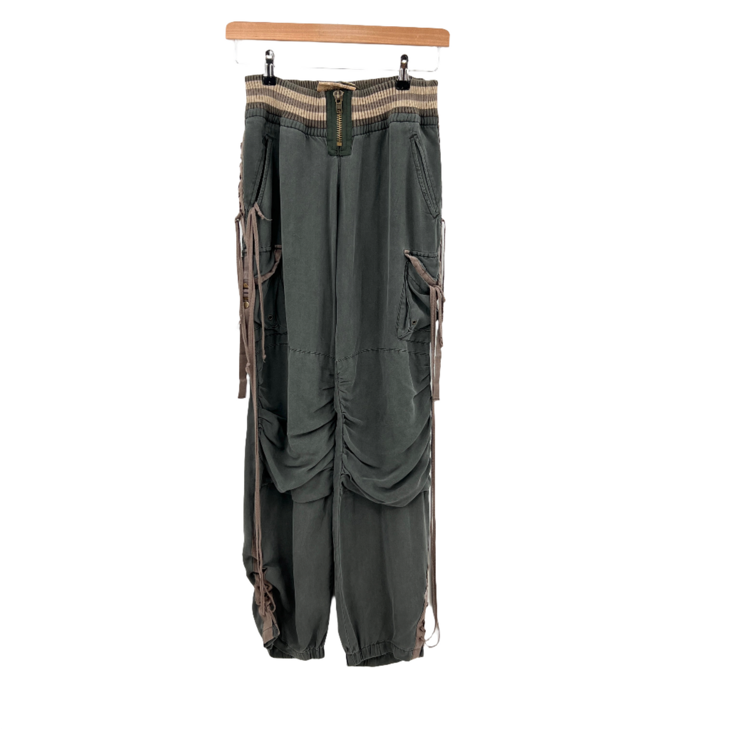 Da-Nang SIlk Lace up Pant