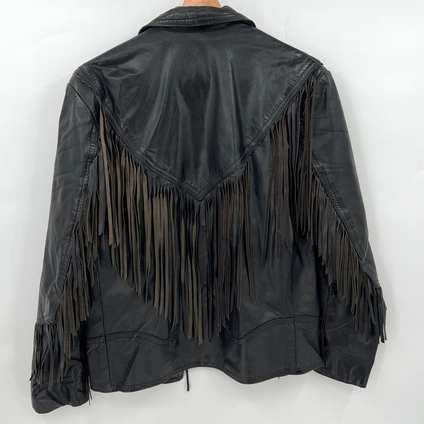 SOLD. Vintage The Leather Ranch Jacket (Fringe AS IS)