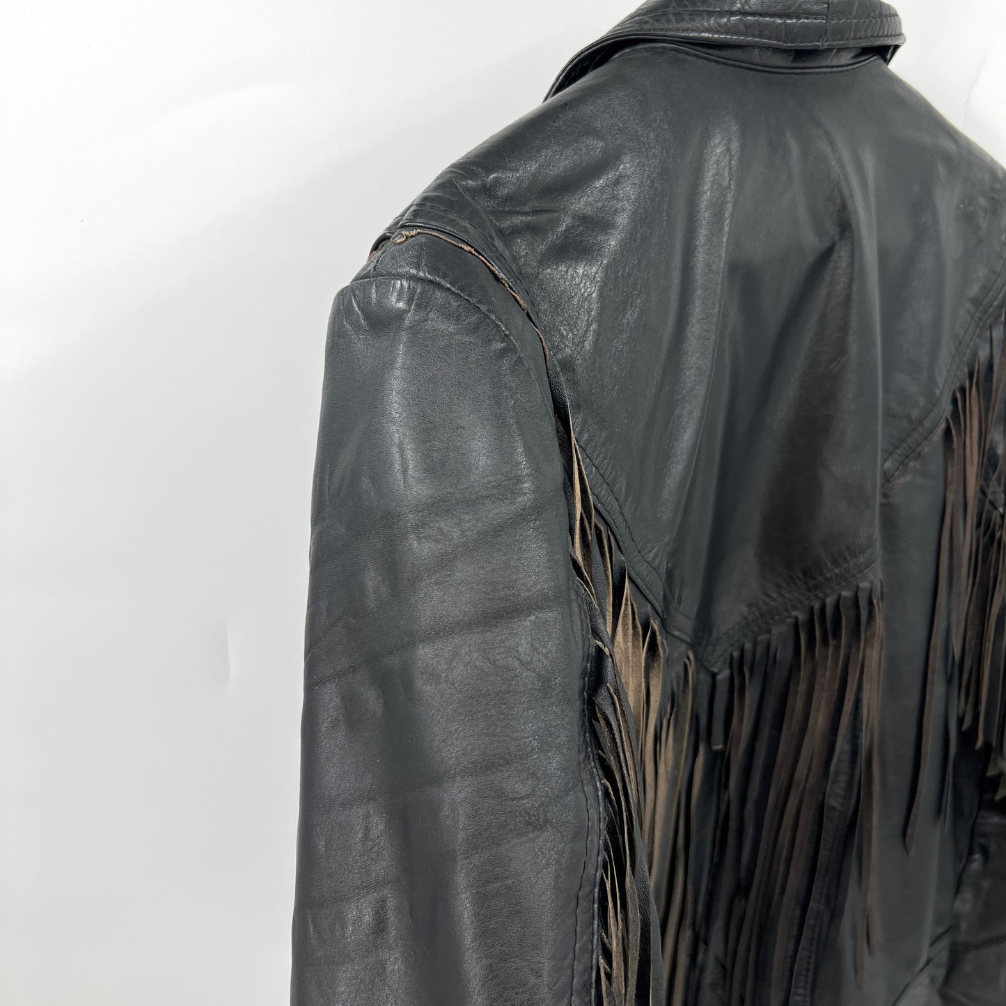 SOLD. Vintage The Leather Ranch Jacket (Fringe AS IS)