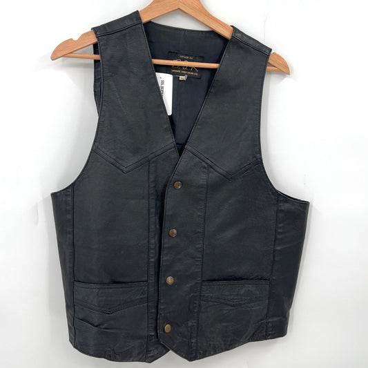 B.O.K Black Leather Vest 44
