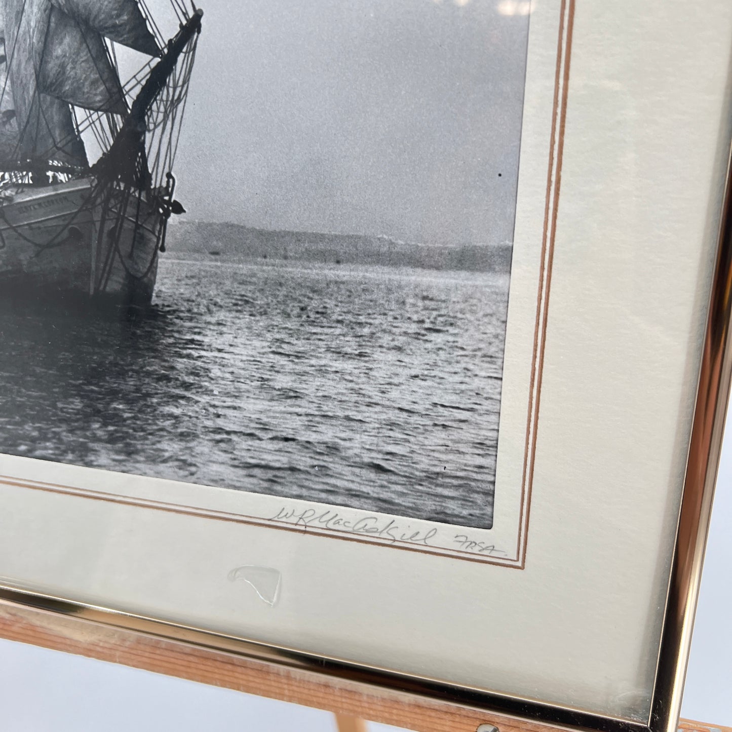 Wallace R. Mac Askill Hand Signed Framed Photo