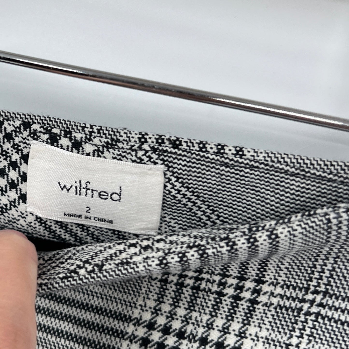Wilfred Plaid Mini Skirt