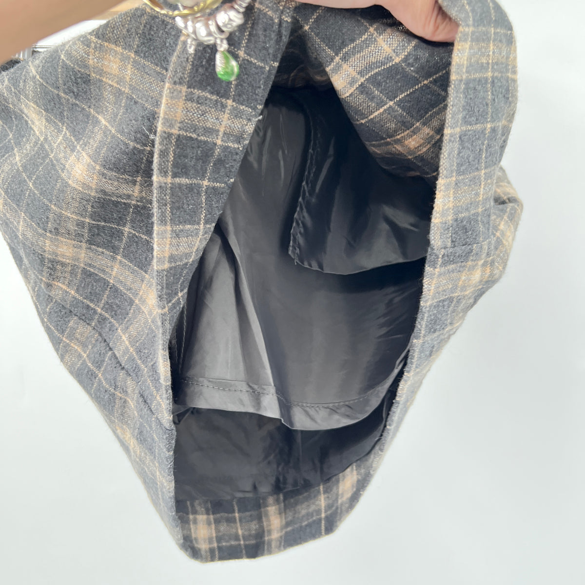 Y2K Smart Set Plaid Belted Mini Skirt