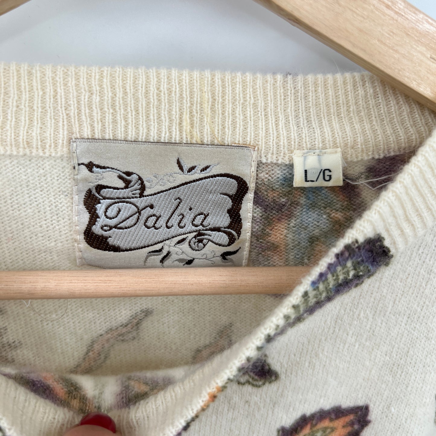 Vintage Dalia Lambswool Sweater L