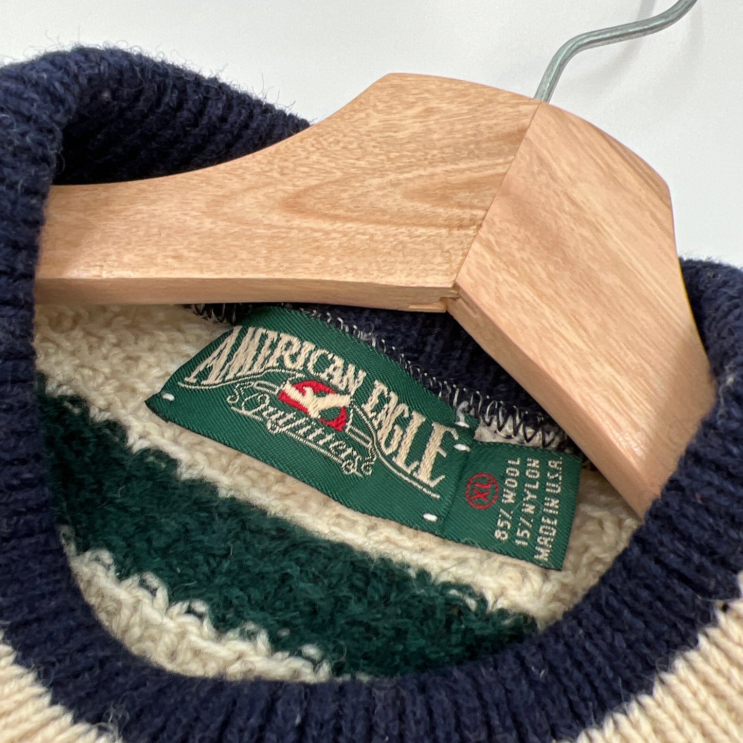 SOLD - Vintage American Eagle Wool Sweater XL