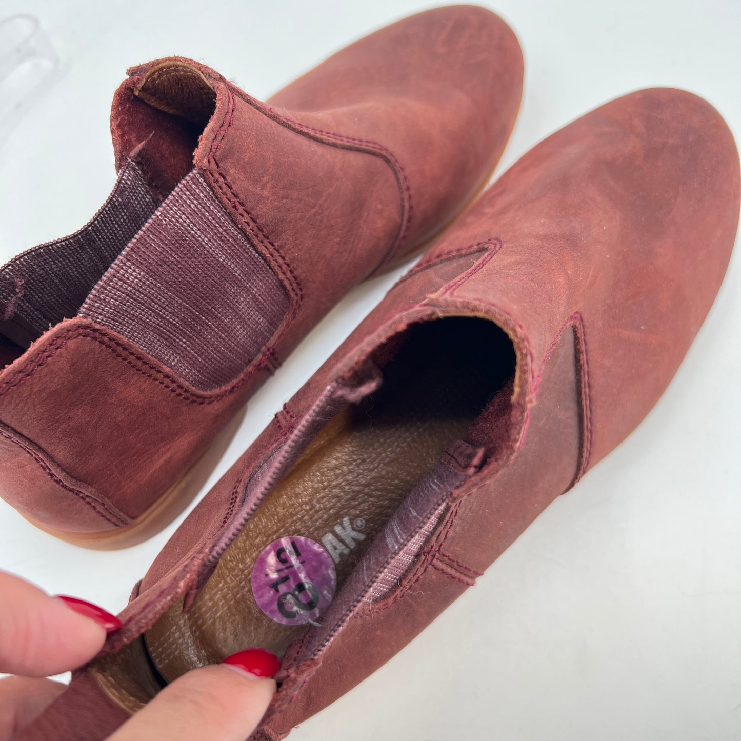 Kodiak Leather Ankle Boots 8.5