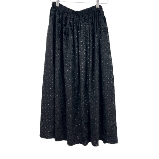 Vintage Antels Elastic Waist Velvety Maxi Skirt