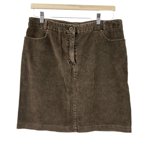 Corduroy Mini Skirt