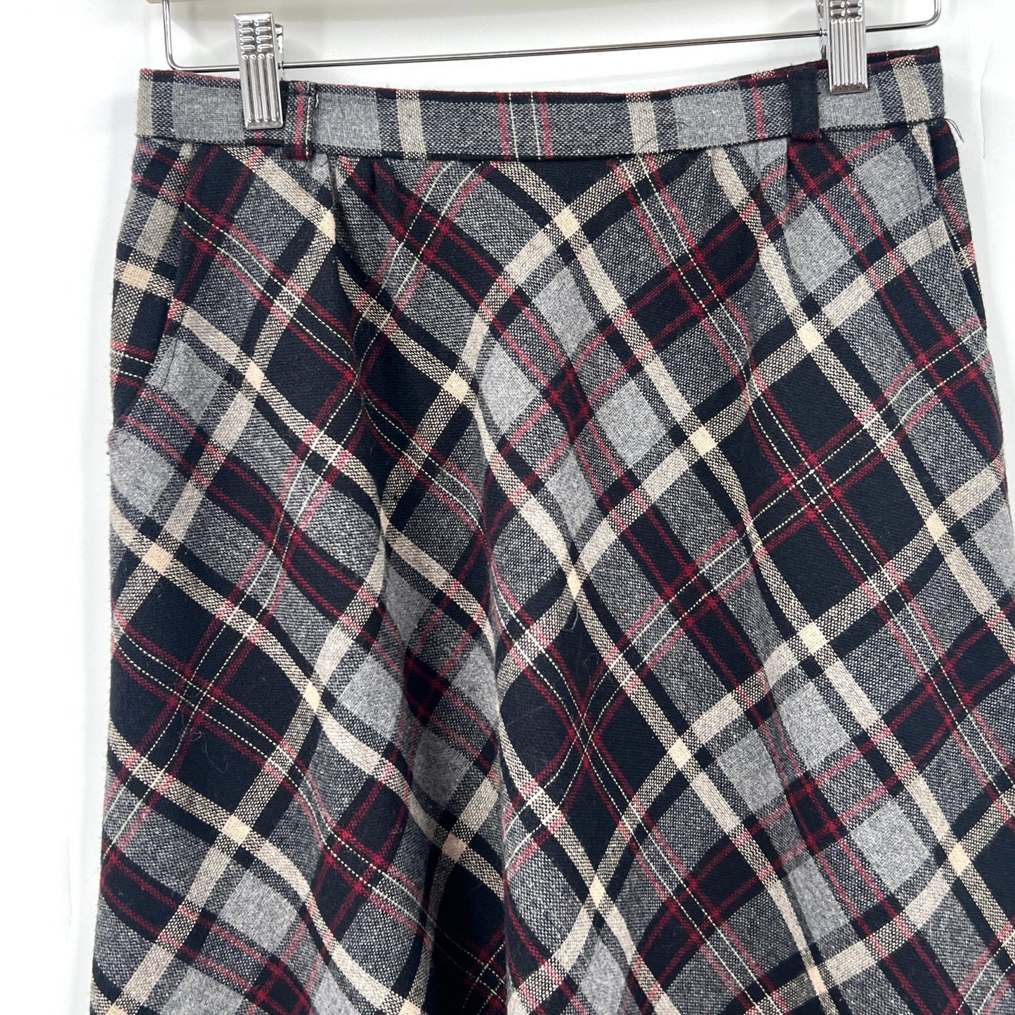 Vintage Act III Plaid Skirt