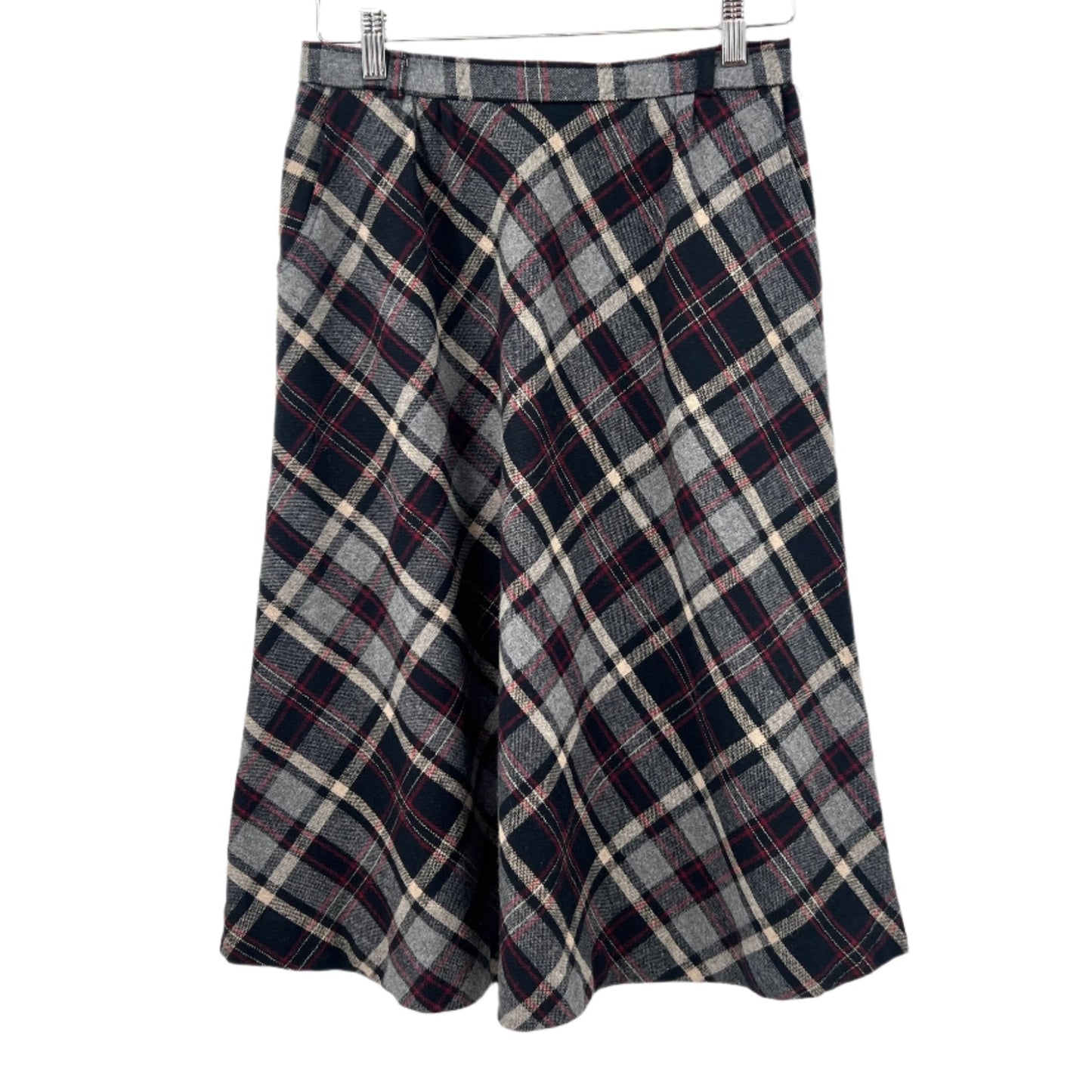 Vintage Act III Plaid Skirt