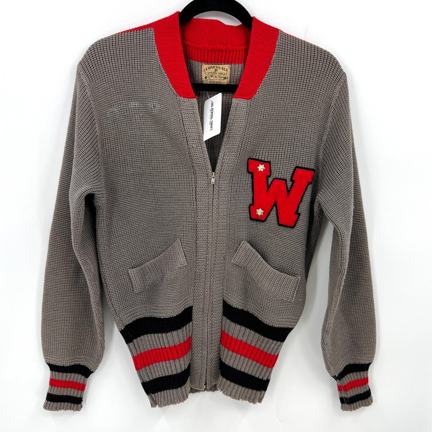 SOLD. Vintage Cloverdale Wool W Cardigan S/M