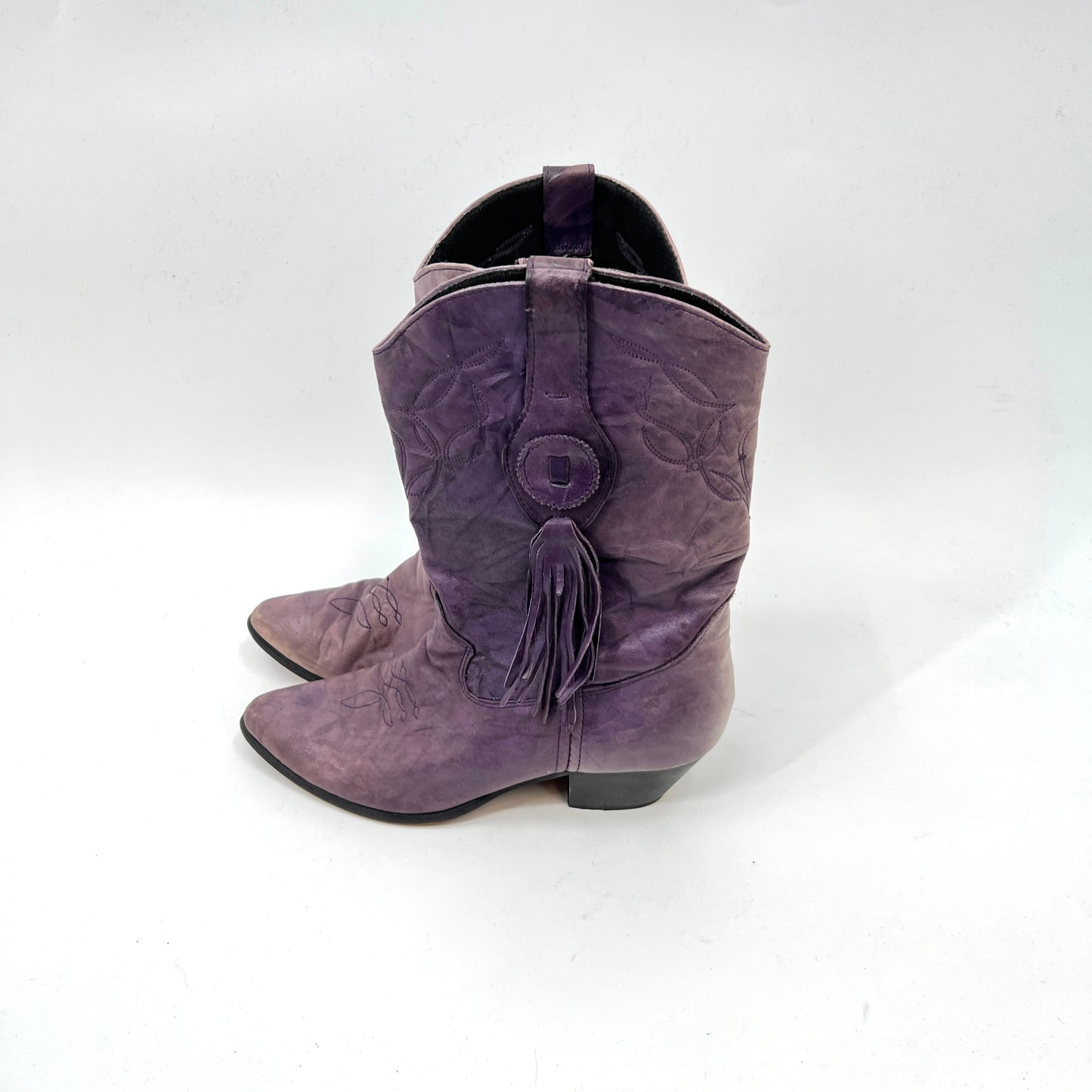 Laredo Purple Western Boots 8M