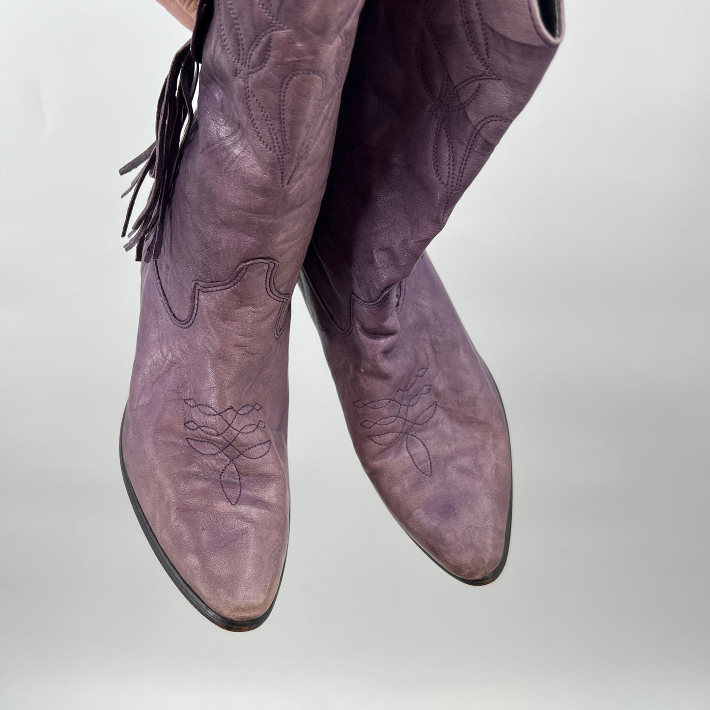 Laredo Purple Western Boots 8M