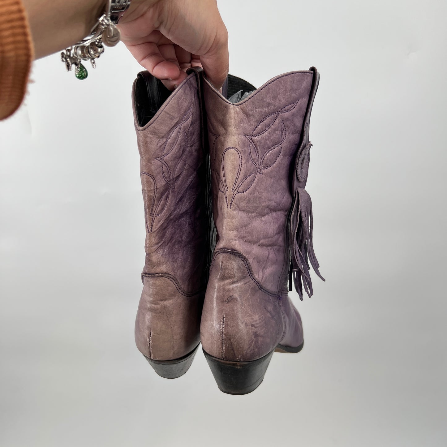 Laredo Purple Western Boots 8M