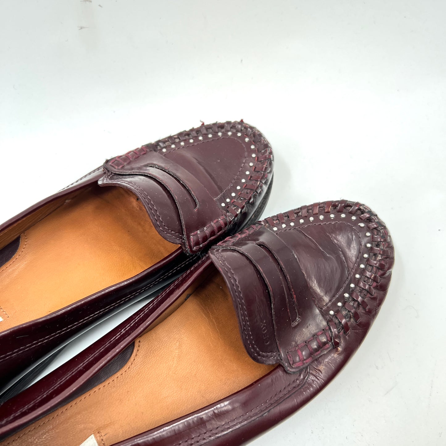 Geox Leather Penny Loafer 38