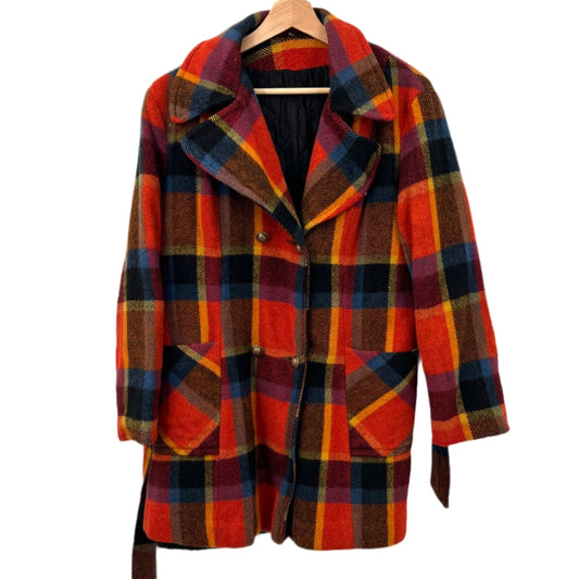 Vintage Niccolini Plaid Belted Coat