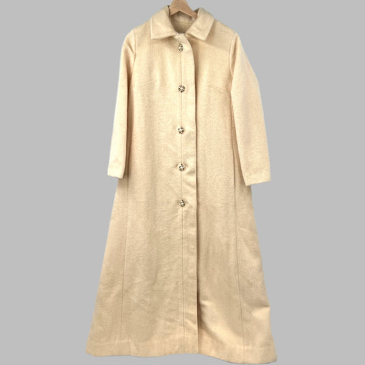 Vintage  Handmade Wool Floor Length Coat