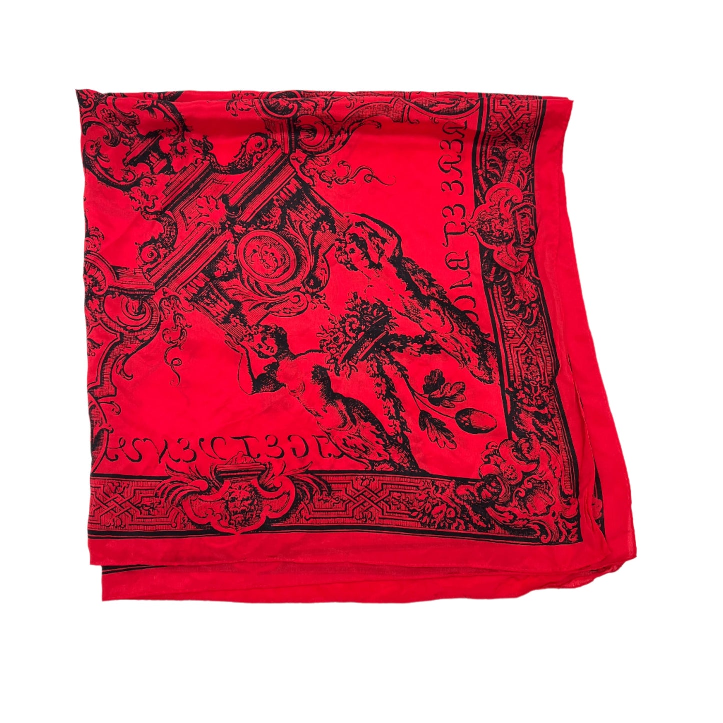 Timney-Fowler Cherub Oversized Silk Scarf