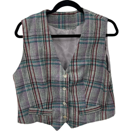 Vintage Plaid Vest