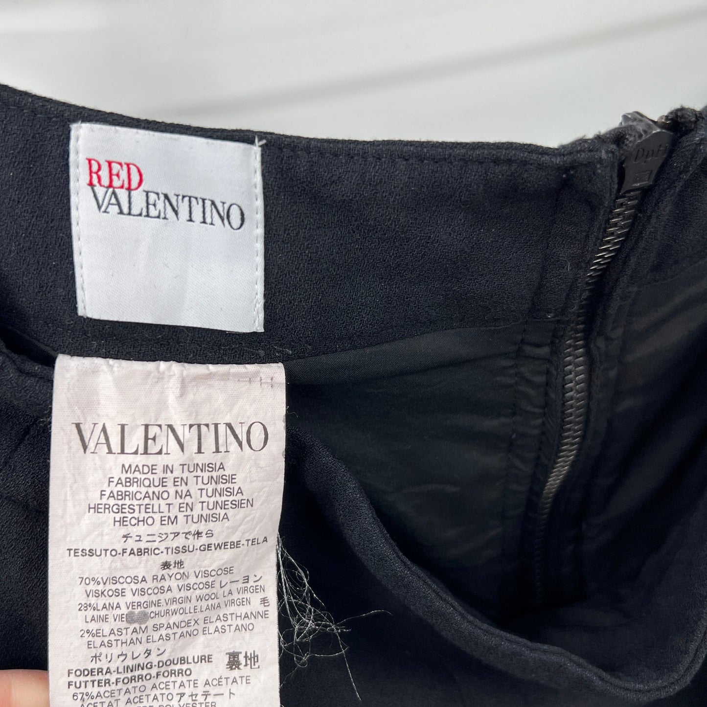 Red Valentino Black Skirt