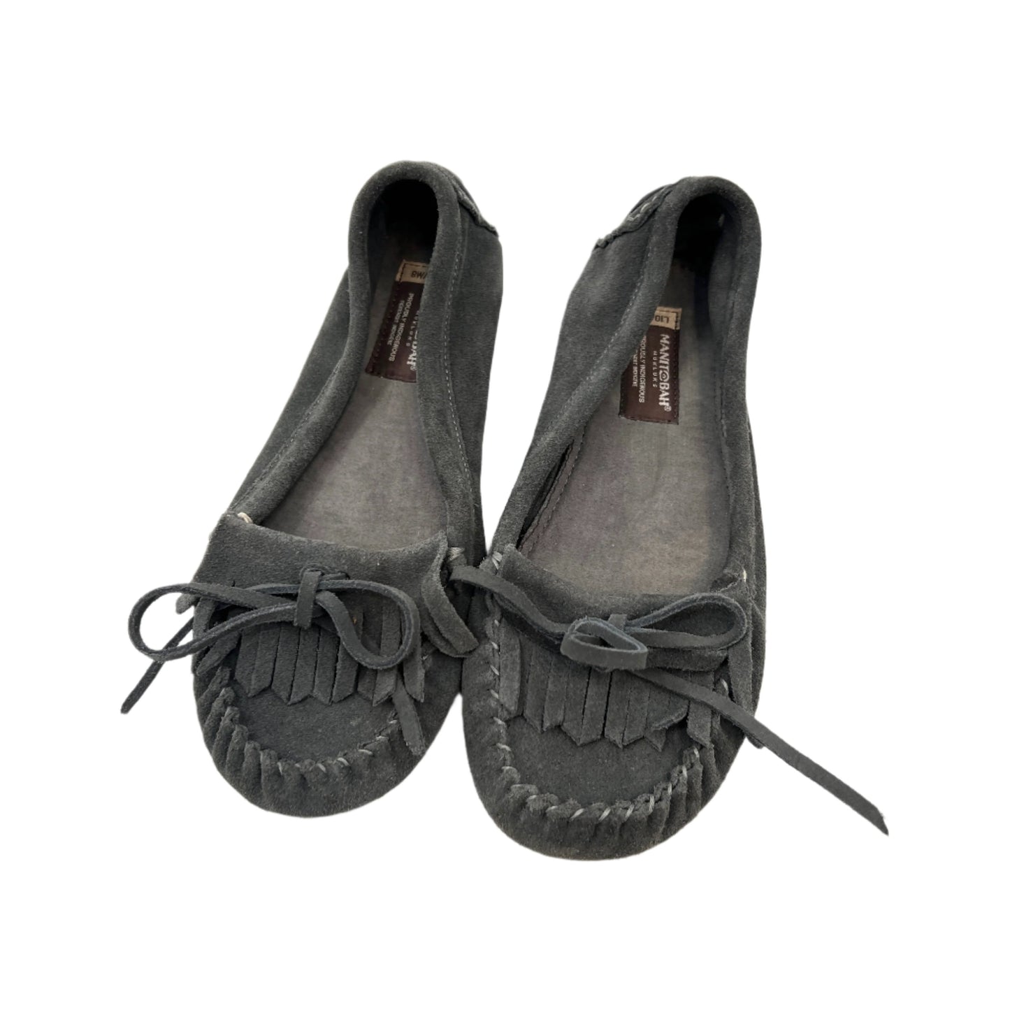 Manitobah Sude Leather Flat Shoes