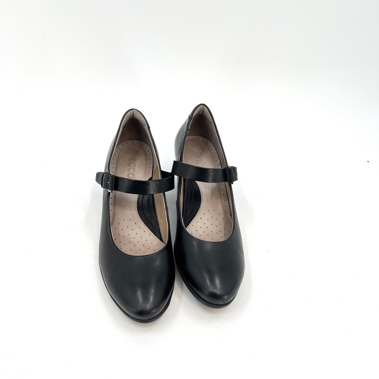 SOLD. Ecco Leather Mary Janes Shoes  41EU