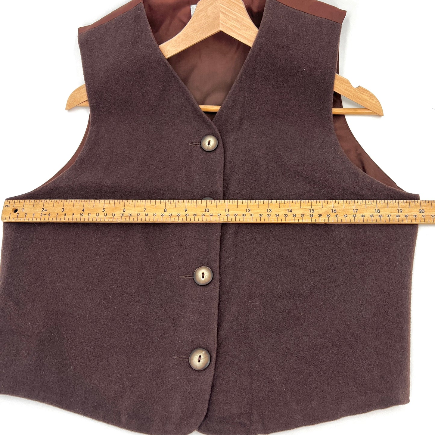Vintage Casual Wool Vest L