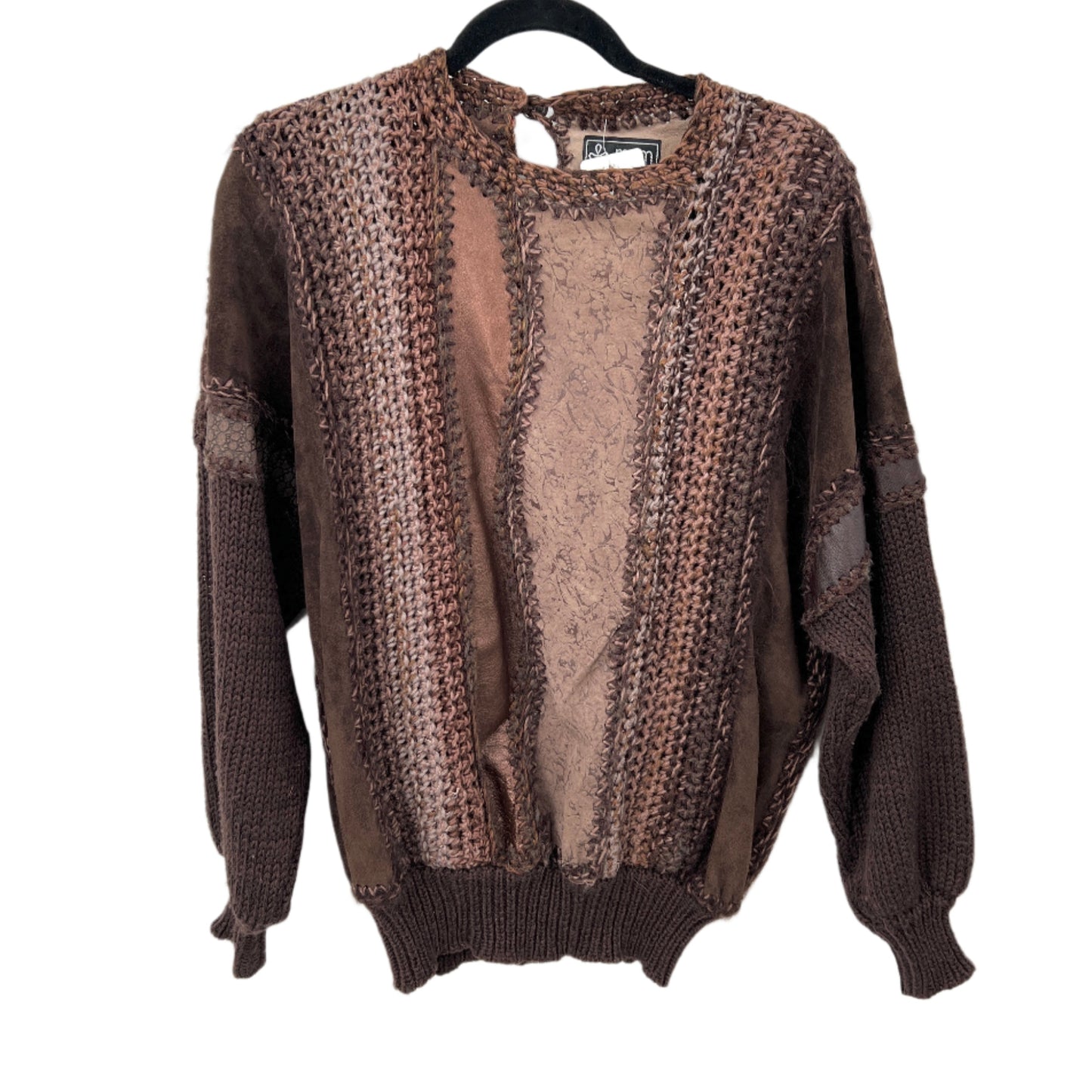 Vintage M_M Knitted Leather Sweater