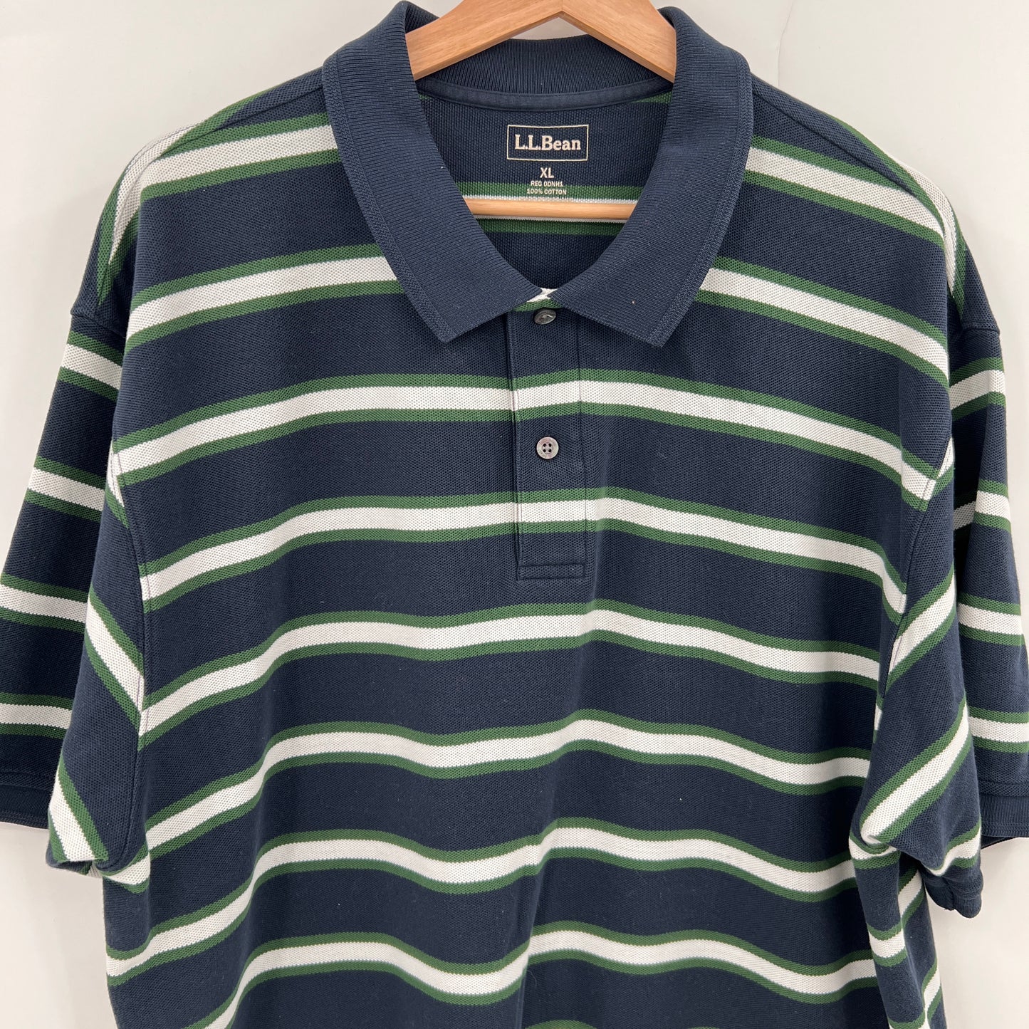 L.L Bean Cotton Polo Tee XL