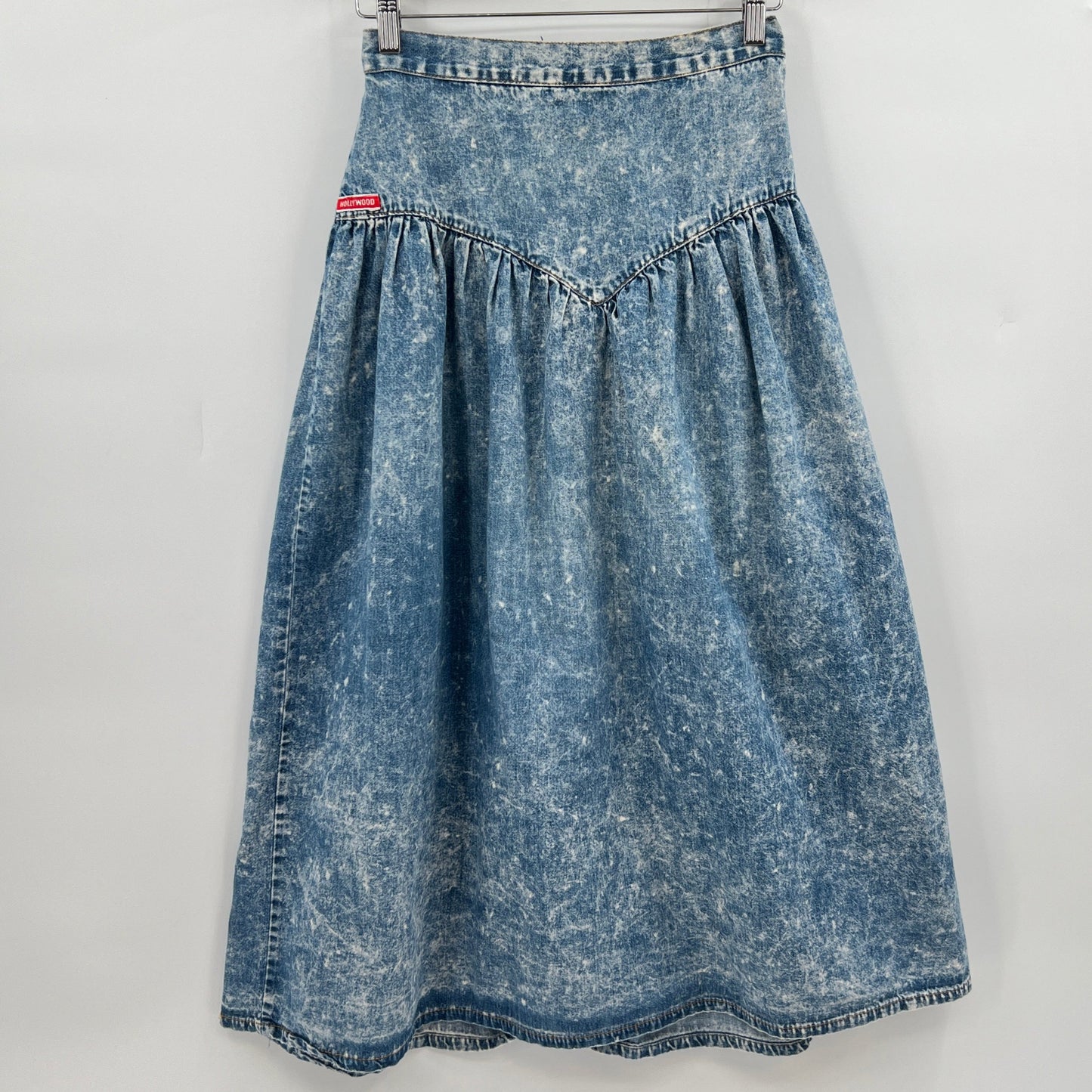 Vintage Hollywood Acid Wash Skirt XS/S