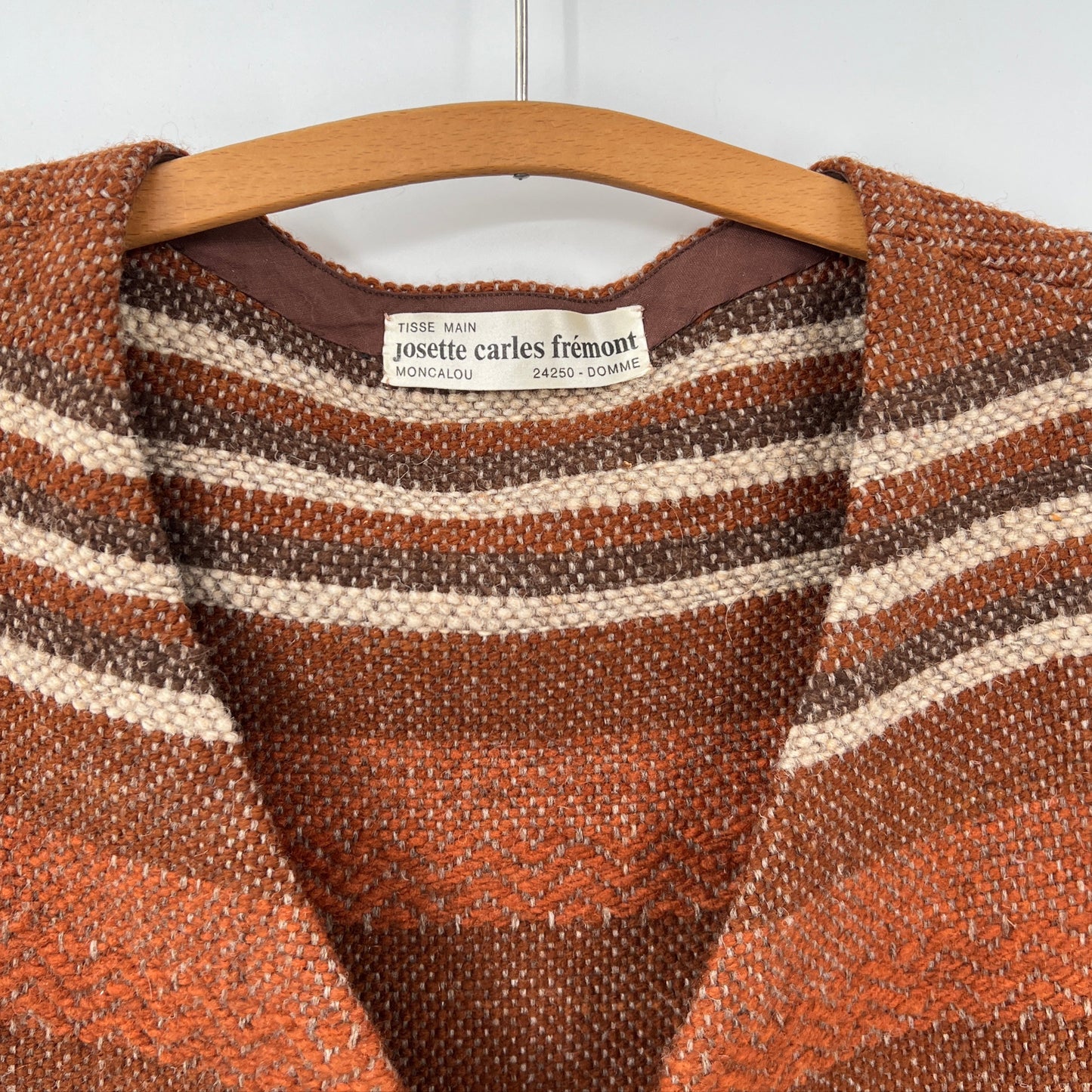 Vintage Josette Carles Woven Vest