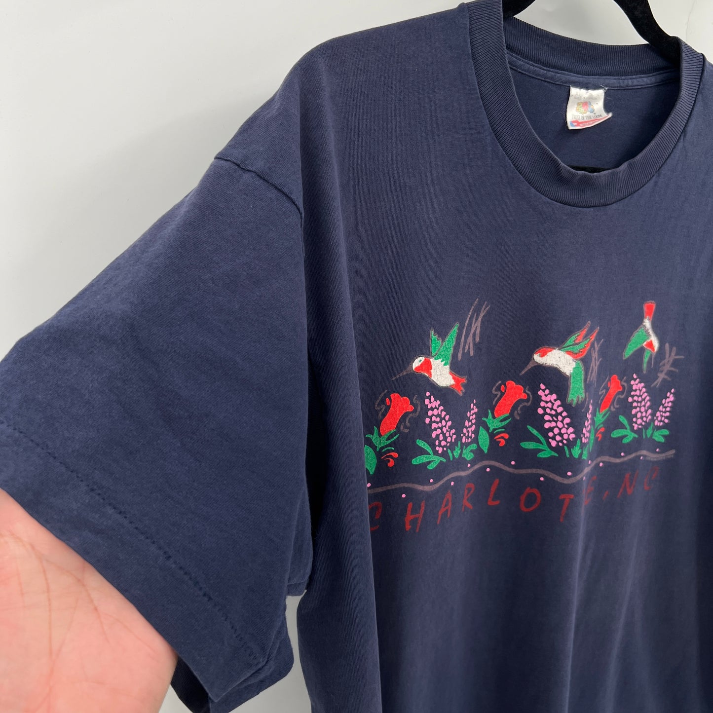 Vintage Charlotte, NC Hummingbirds Tee