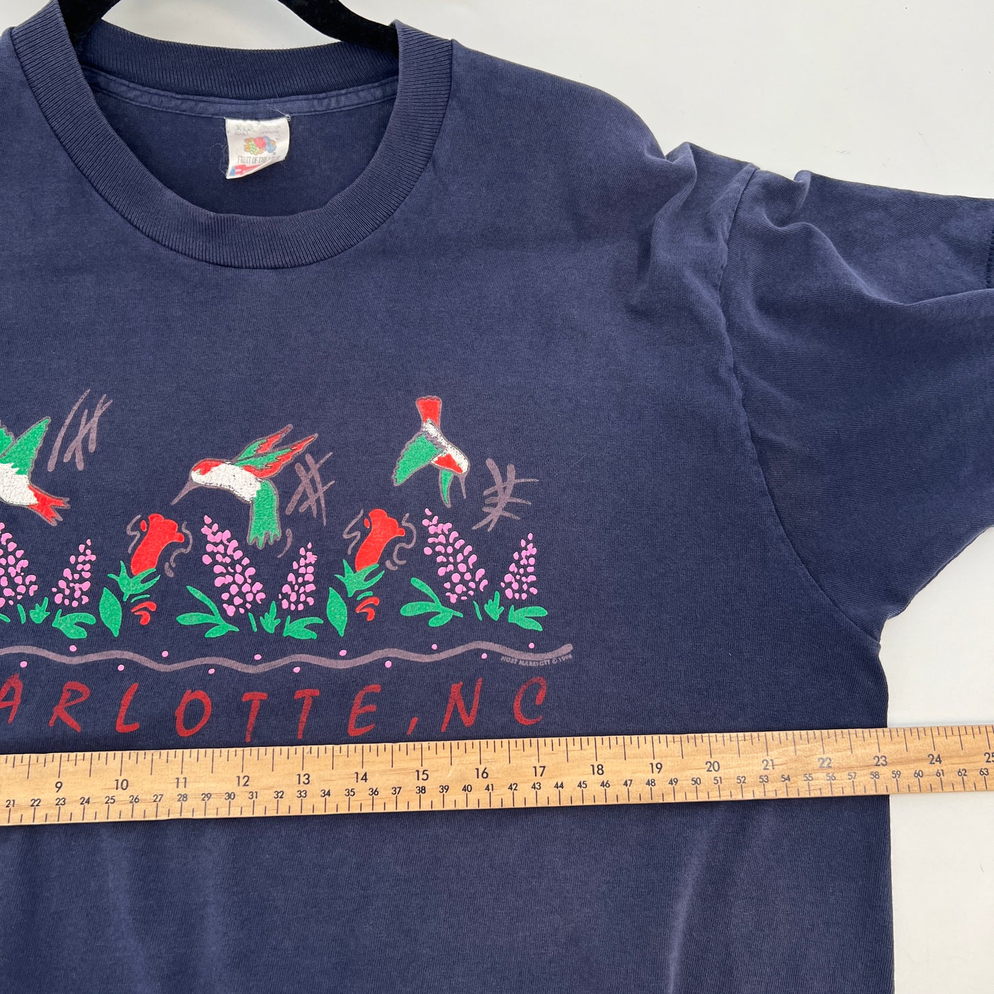 Vintage Charlotte, NC Hummingbirds Tee