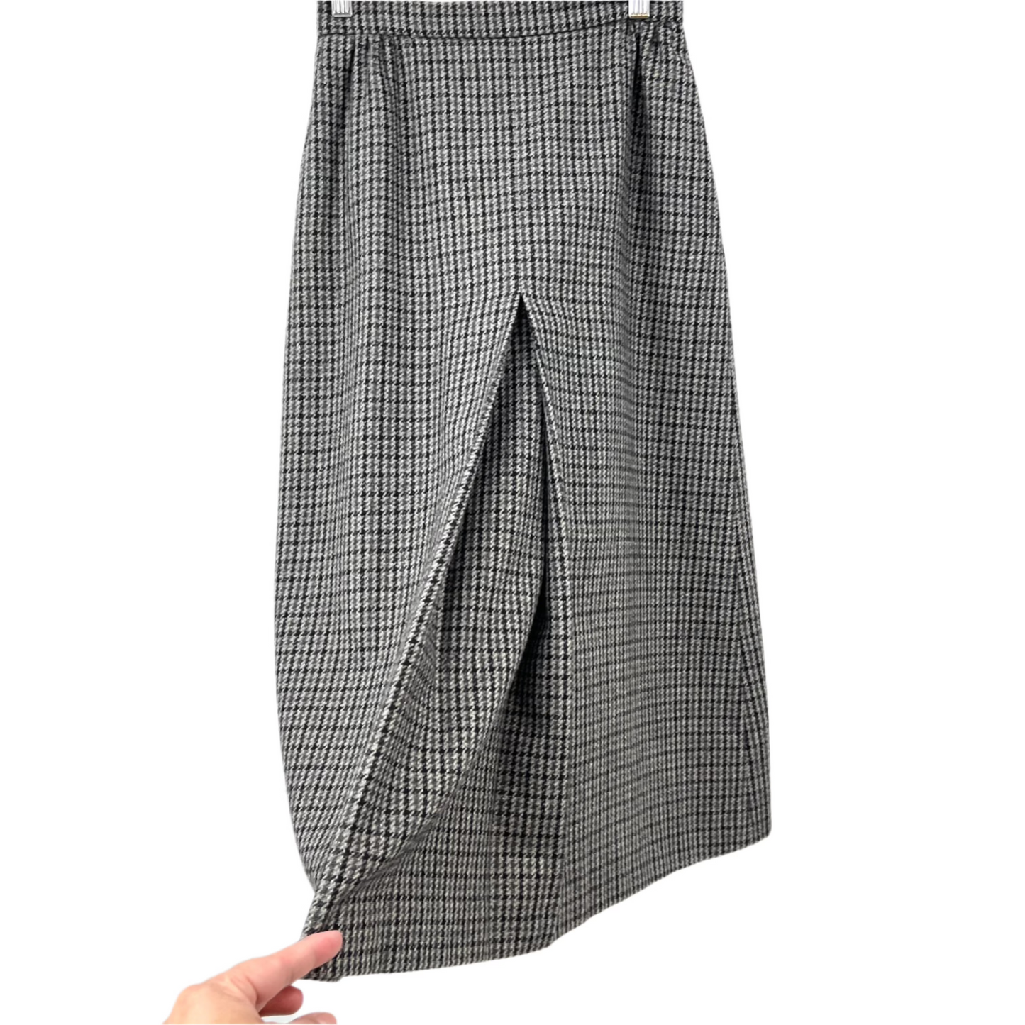 Vintage St. Michael Wool Blend Midi Skirt