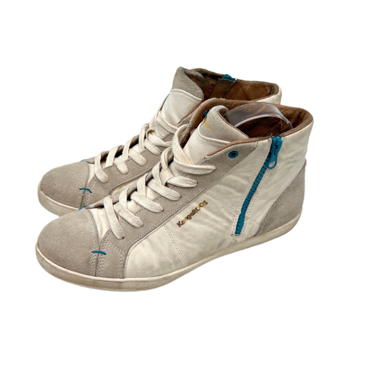 Kangaroos Leather High Top Sneakers